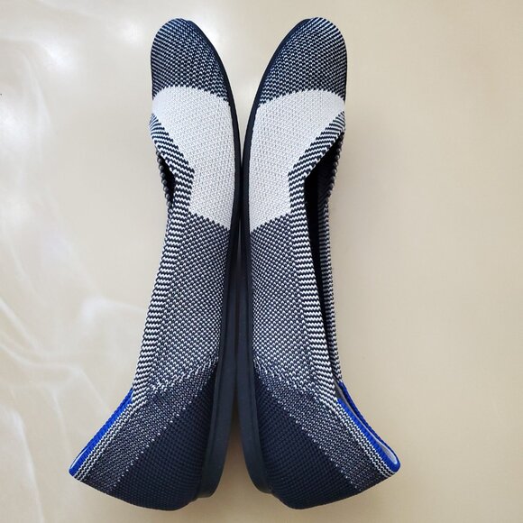 Rothy’s The Flat Round Toe Captoe Buffalo Plaid Woven Flats Size 6 - Picture 8 of 12